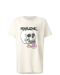 Rhude Skull Print T Shirt