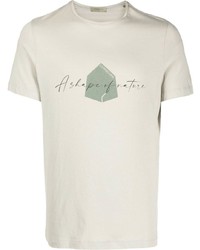 Corneliani Slogan Print Cotton T Shirt