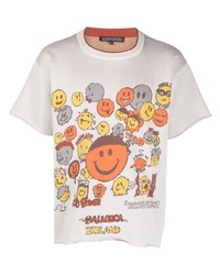 Robyn Lynch Smiley Print Cotton T Shirt