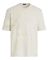 Zegna Stitch Detail Cotton T Shirt
