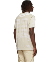 Givenchy Taupe Tiger Print Oversized T Shirt