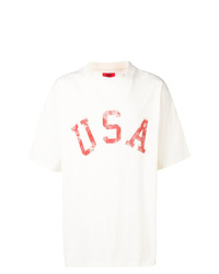 424 Usa Print Oversized T Shirt