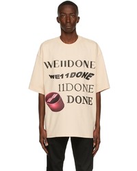We11done Washed Logo T Shirt