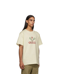Gucci White Gg Tennis Club T Shirt
