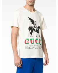 Gucci Winged Jockey Guccy Logo T Shirt