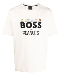 BOSS X Peanuts Logo Print Short Sleeved T Shirt