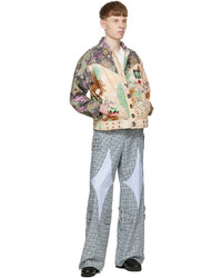 Chopova Lowena Multicolor Graphic Denim Jacket
