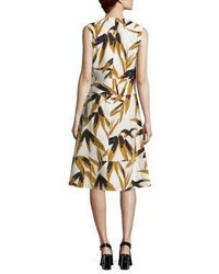 Marni Leaf Printed Dress