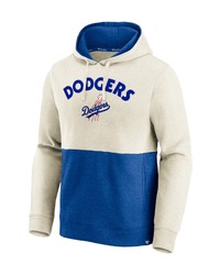 FANATICS Branded Oatmealroyal Los Angeles Dodgers Vintage Arch Pullover Hoodie At Nordstrom