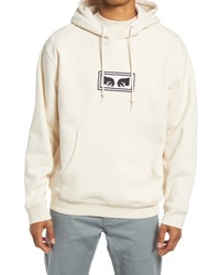 Obey Eyes Logo Patch Hoodie In Unbleached At Nordstrom