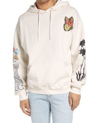 CONEY ISLAND PICNIC Go Outside Cotton Blend Graphic Hoodie In White At Nordstrom