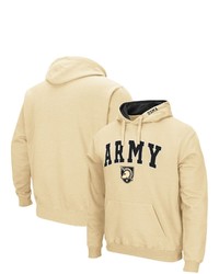 Colosseum Gold Army Black Knights Arch Logo 30 Pullover Hoodie