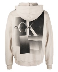 Calvin Klein Jeans Logo Print Long Sleeved Hoodie