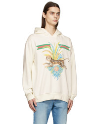 Gucci Off White Chinese New Year Heavy Felted Cotton Hoodie