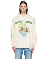 Gucci Off White Chinese New Year Heavy Felted Cotton Hoodie