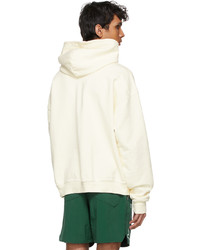 Rhude Off White Logo Cursive Hoodie