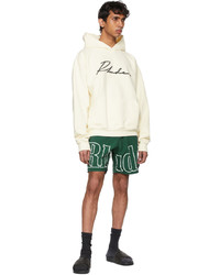 Rhude Off White Logo Cursive Hoodie