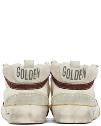 Golden Goose Off White Mid Star Sneakers
