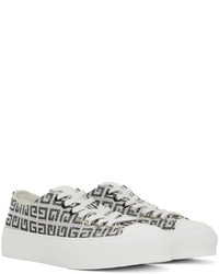 Givenchy Black White 4g City Sneakers