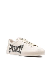 Givenchy Logo Print Leather Sneakers