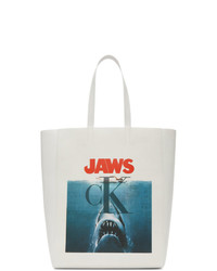 Calvin Klein 205W39nyc White Jaws Edition Tote