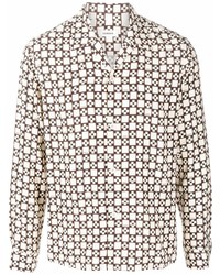 Sandro All Over Logo Print Shirt