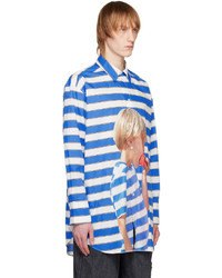 JW Anderson Blue White Boy With Apple Shirt