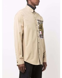 DSQUARED2 Contrast Pocket Cotton Shirt