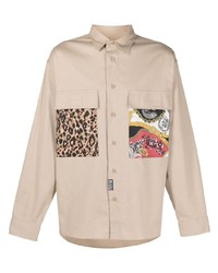 VERSACE JEANS COUTURE Leopard Paisley Print Shirt