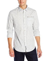 Calvin Klein Jeans Printed Long Sleeve Woven Shirt