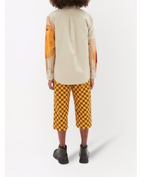 JW Anderson Veggie Fruit Relaxed Anchor Applique Shirt