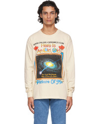 Online Ceramics Beige Old Picture Of Me Long Sleeve T Shirt