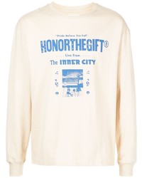 HONOR THE GIFT Graphic Print Long Sleeved T Shirt