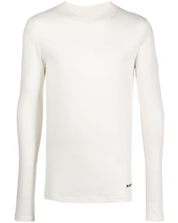 Jil Sander Logo Print Long Sleeved T Shirt