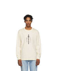 Alexander Wang Off White Graphic Long Sleeve T Shirt