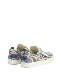 Giuseppe Zanotti Abstract Print Low Top Sneakers