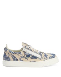 Giuseppe Zanotti Abstract Print Low Top Sneakers