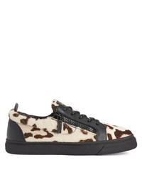 Giuseppe Zanotti Frankie Animal Print Low Top Sneakers