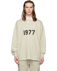 Essentials Beige 1977 Rugby Polo