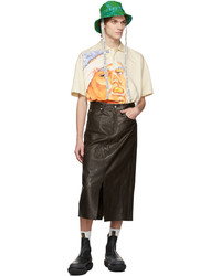 JW Anderson Off White Pol Anglada Oversized Printed Polo
