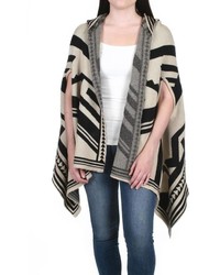 Look By M Aztec Hooded Wrap