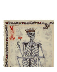 Alexander McQueen Off White King Card Shawl
