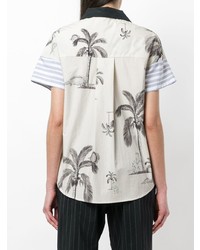 Odeeh Palm Print Board Shirt