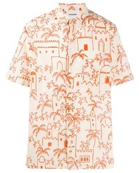 Nanushka Adam Morocco Print Shirt