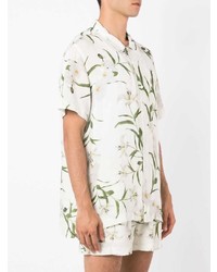 OSKLEN All Over Botanical Print Shirt