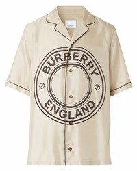 Burberry Logo Graphic Short Sleeve Shirt