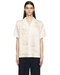 Soulland Off White Orson Short Sleeve Shirt