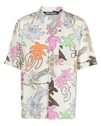 Palm Angels Palmity Allover Print Shirt