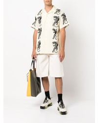 PATTA Panther Block Print Short Sleeve Shirt