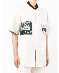 Jil Sander Patched Baseball Shirt